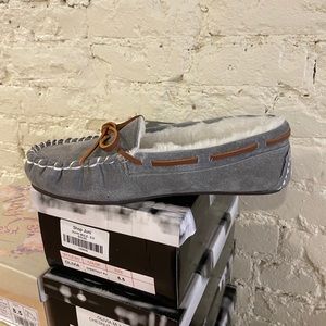 LAM Gray Moccasins - Size 7